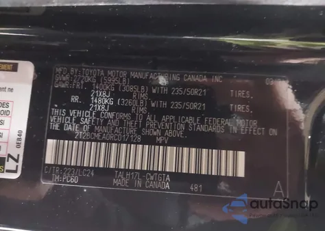 2024 Lexus Rx 500H F Sport Performance z USA, uszkodzony, nr VIN 2T2BCMEA0RC017128